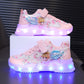 LightUp Fun Kids Colorful Comfy Rechargeable Sneakers