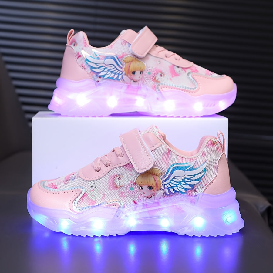 LightUp Fun Kids Colorful Comfy Rechargeable Sneakers