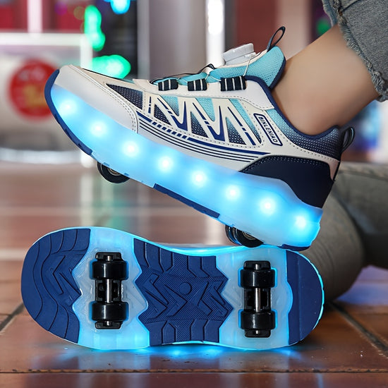 LightUp Skateboard Roller Shoes Fun Wheels for Kids