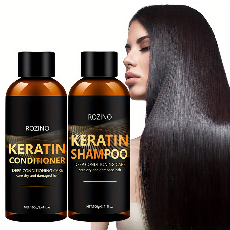 ROZINO Keratin Smooth Hydrated and Silky Hair Set