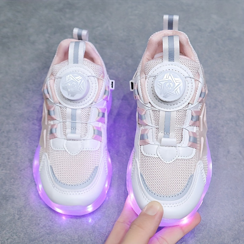 LightUp Soles Trendy Colorful Kids Running Shoes